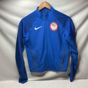 Nike Team USA 2016 Olympic Team blue lightweight jacket size extra small